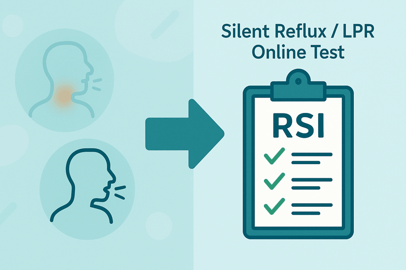 Reflux Symptom Index (RSI) Test Visual